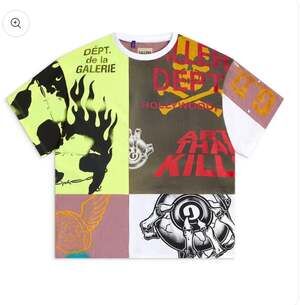 Gallery Dept. Retouche Reworked Short-Sleeve Patchwork Graphic T-Shirt